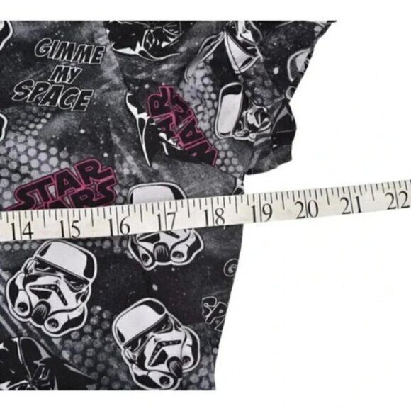 Star Wars Scrub Top Gimme My Space Darth Vader Black Grey Size XS - Picture 7 of 9